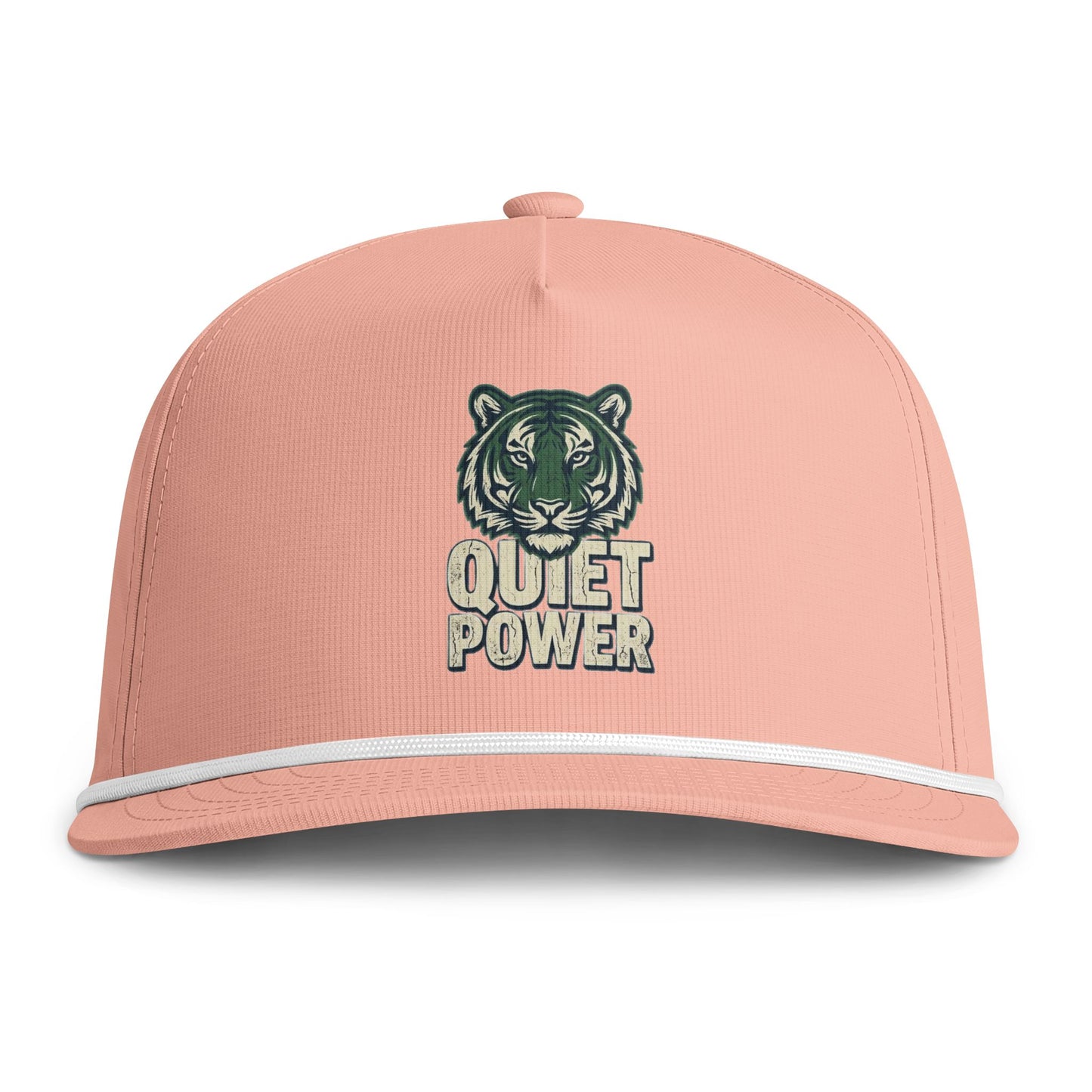 Quiet Power Tiger Cap — Sunwashed Rope Baseball Hat