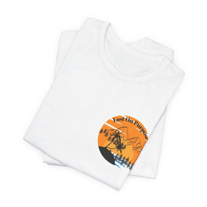 Surf Sunset Tee — Palm Trees & Waves Beach Graphic T-Shirt