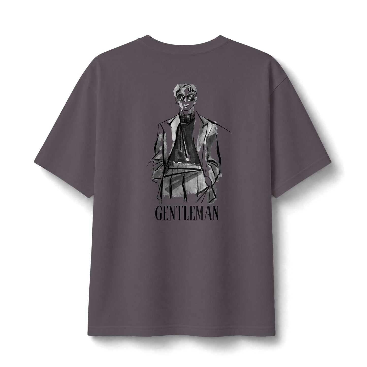 Graphic Tee — Small Chest Illustration ‘Stay Funky’ Vintage Portrait