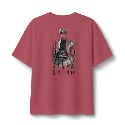 Graphic Tee — Small Chest Illustration ‘Stay Funky’ Vintage Portrait