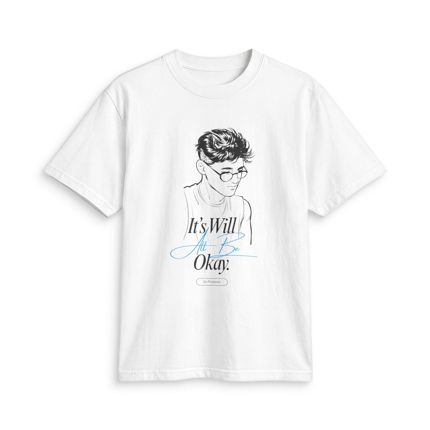Graphic T-Shirt "It’s Will Okay" Minimal Portrait Tee