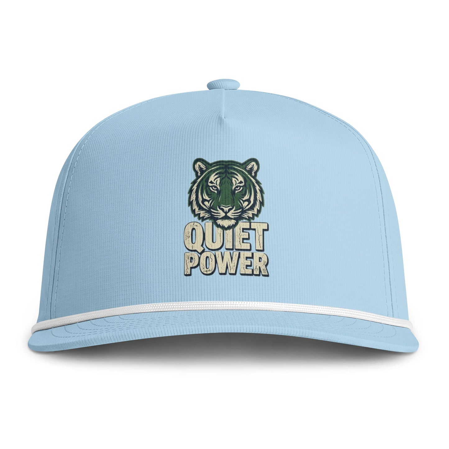 Quiet Power Tiger Cap — Sunwashed Rope Baseball Hat
