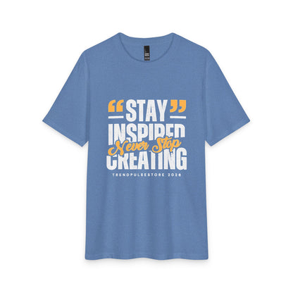 Never Stop Inspirational Quote T-Shirt — Motivational Graphic Tee