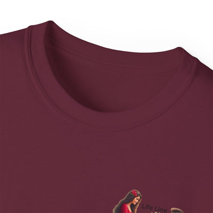 Wedding Couple Graphic Tee — Romantic Proposal & Bride-Groom Silhouette Shirt