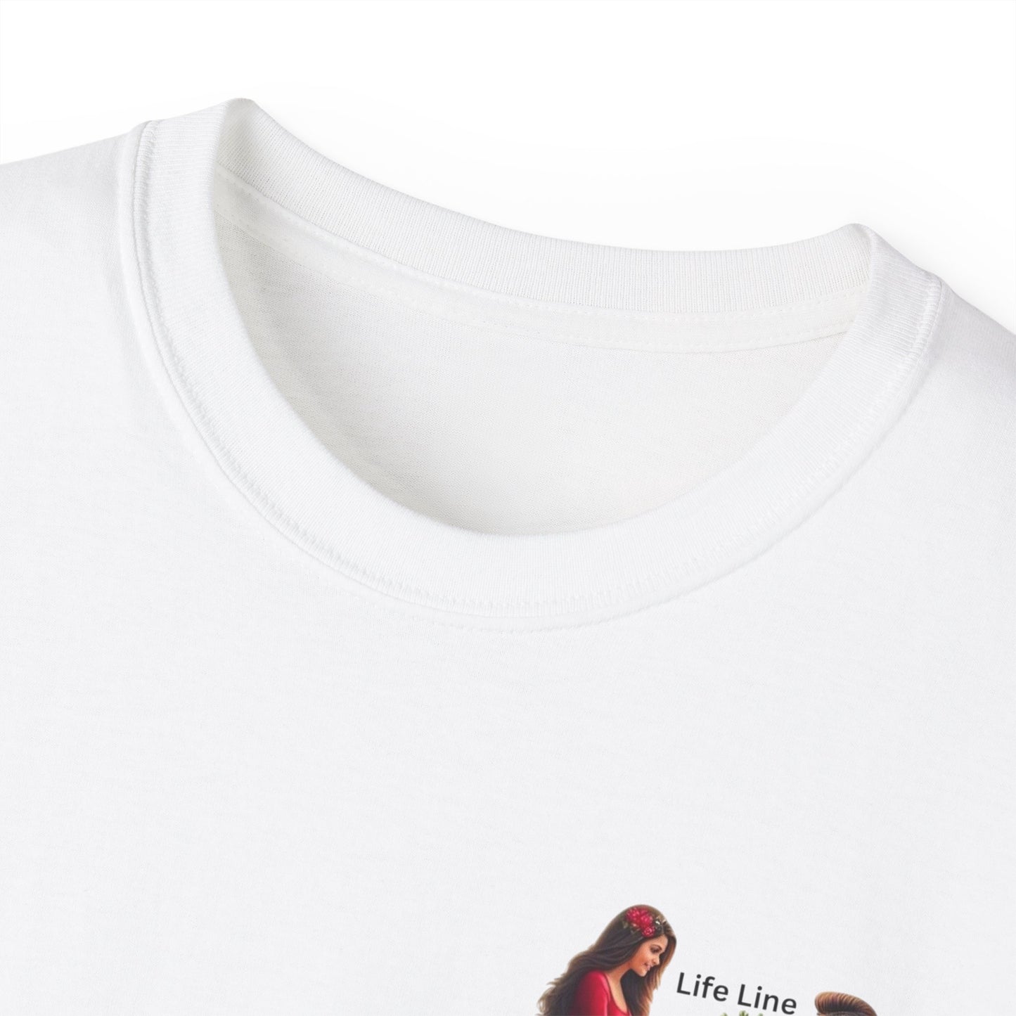 Wedding Couple Graphic Tee — Romantic Proposal & Bride-Groom Silhouette Shirt