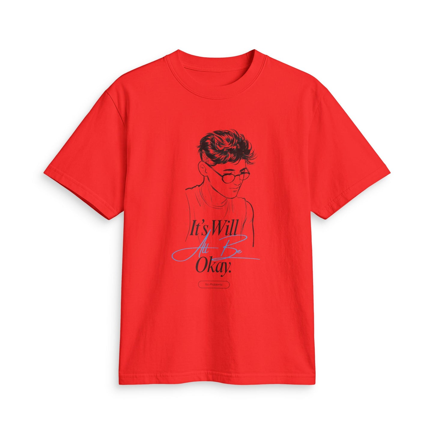 Graphic T-Shirt "It’s Will Okay" Minimal Portrait Tee
