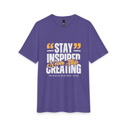 Never Stop Inspirational Quote T-Shirt — Motivational Graphic Tee