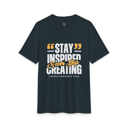 Never Stop Inspirational Quote T-Shirt — Motivational Graphic Tee