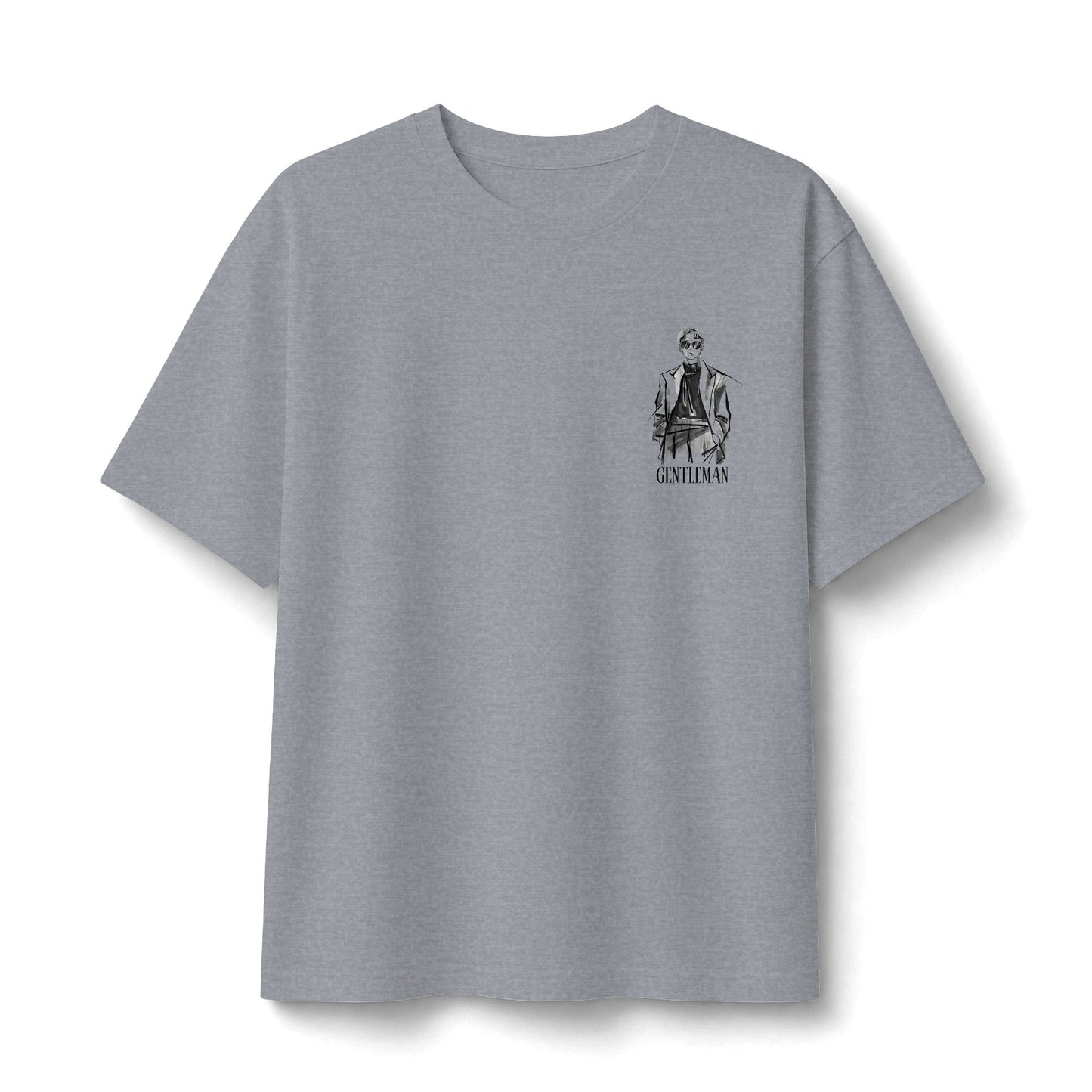 Graphic Tee — Small Chest Illustration ‘Stay Funky’ Vintage Portrait