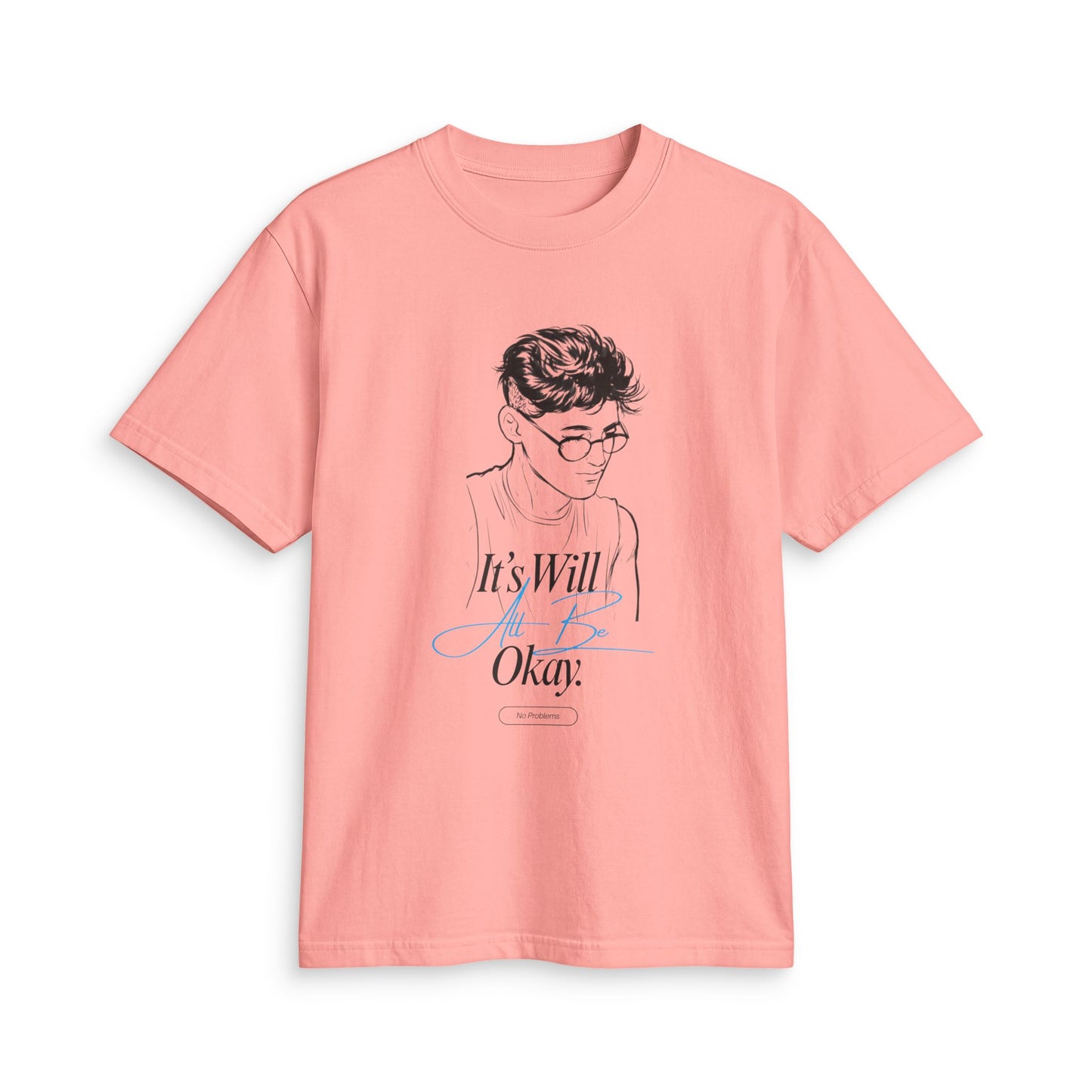 Graphic T-Shirt "It’s Will Okay" Minimal Portrait Tee