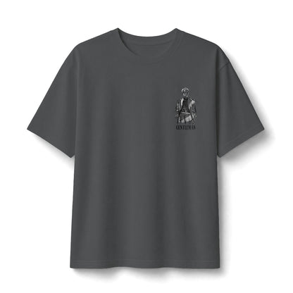 Graphic Tee — Small Chest Illustration ‘Stay Funky’ Vintage Portrait