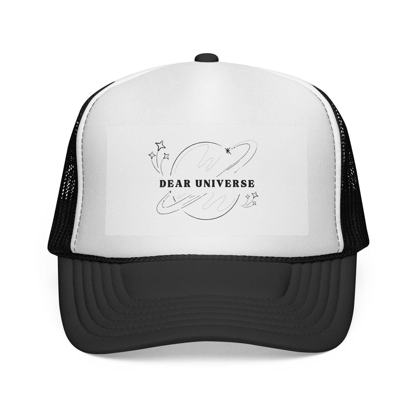 Dear Universe Trucker Hat — Cosmic Script Mesh Cap