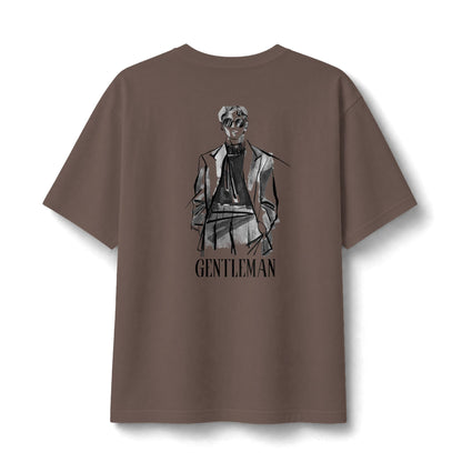 Graphic Tee — Small Chest Illustration ‘Stay Funky’ Vintage Portrait