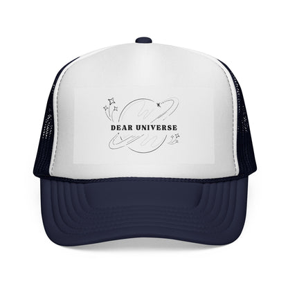 Dear Universe Trucker Hat — Cosmic Script Mesh Cap