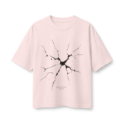Women's Tee — Cracked Glass Graphic Tee