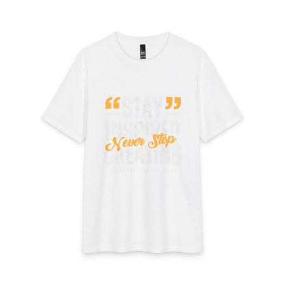 Never Stop Inspirational Quote T-Shirt — Motivational Graphic Tee