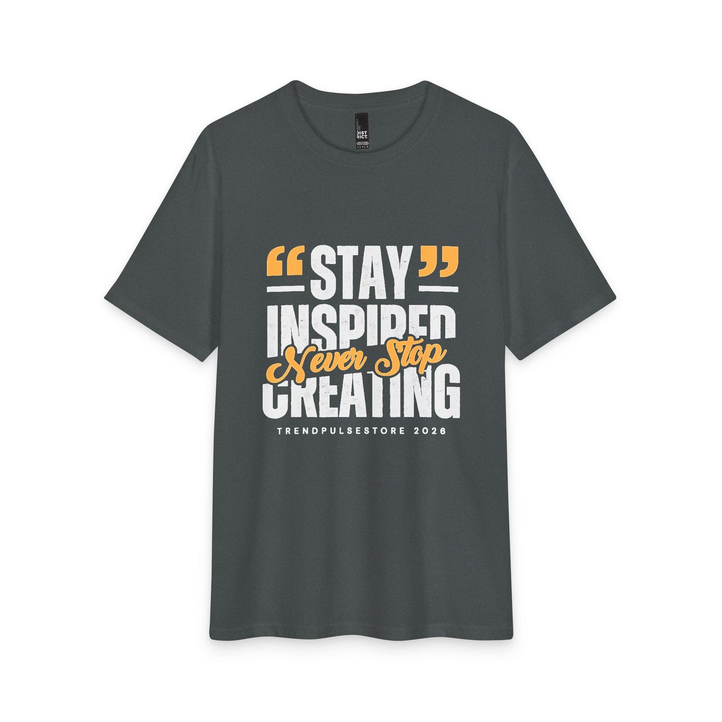 Never Stop Inspirational Quote T-Shirt — Motivational Graphic Tee