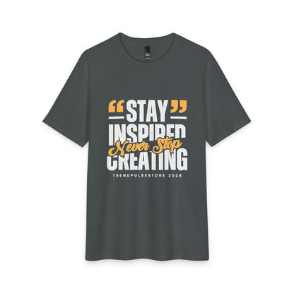 Never Stop Inspirational Quote T-Shirt — Motivational Graphic Tee