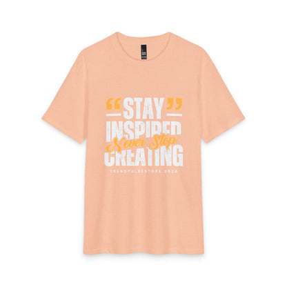 Never Stop Inspirational Quote T-Shirt — Motivational Graphic Tee