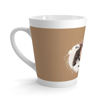 Latte Mug — "It's Me" Cozy Coffee Gift Mug with Heart Photo Design