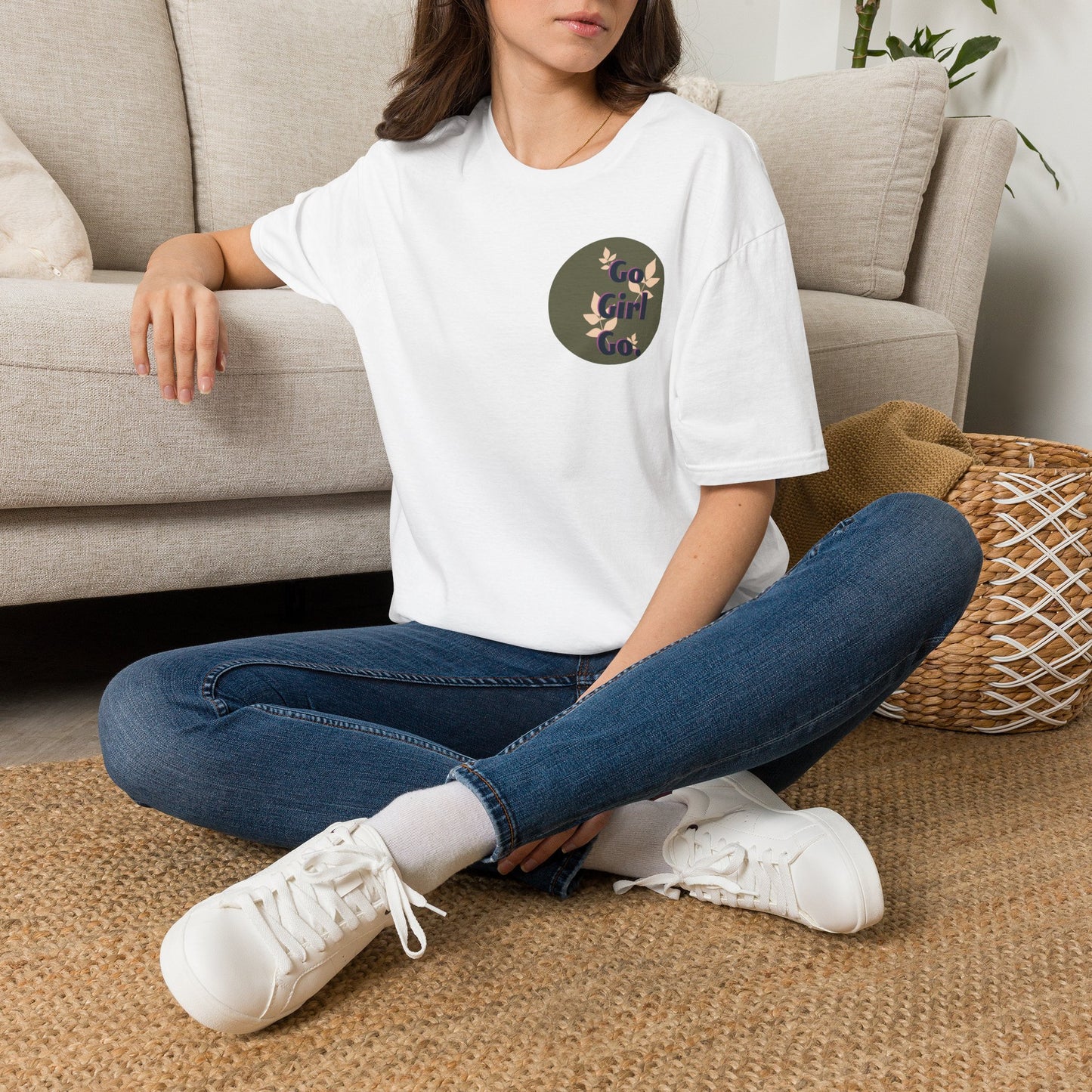 Go Girl Go Floral T-Shirt