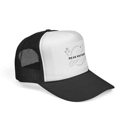 Dear Universe Trucker Hat — Cosmic Script Mesh Cap