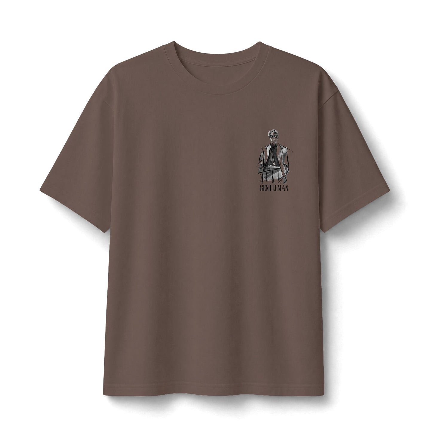 Graphic Tee — Small Chest Illustration ‘Stay Funky’ Vintage Portrait