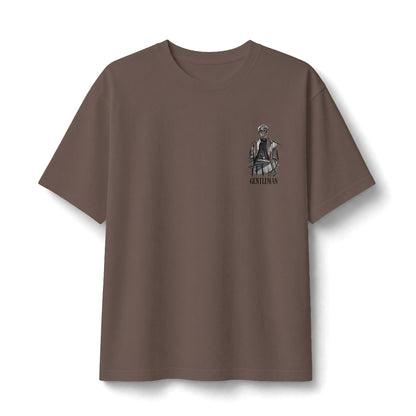 Graphic Tee — Small Chest Illustration ‘Stay Funky’ Vintage Portrait