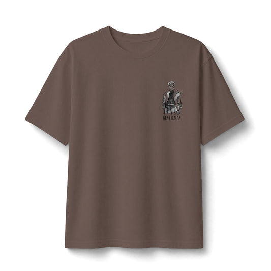 Graphic Tee — Small Chest Illustration ‘Stay Funky’ Vintage Portrait