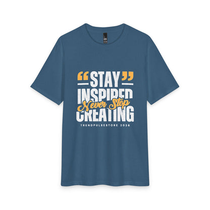 Never Stop Inspirational Quote T-Shirt — Motivational Graphic Tee