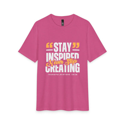 Never Stop Inspirational Quote T-Shirt — Motivational Graphic Tee
