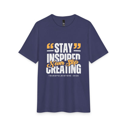 Never Stop Inspirational Quote T-Shirt — Motivational Graphic Tee
