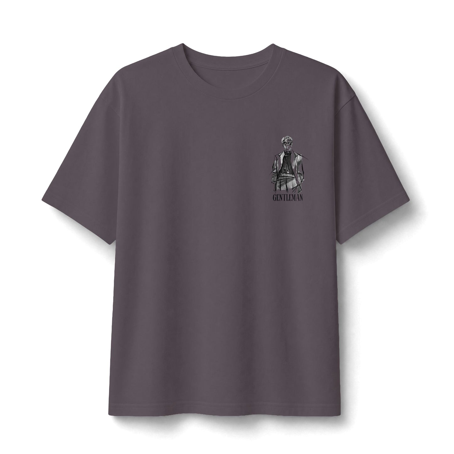 Graphic Tee — Small Chest Illustration ‘Stay Funky’ Vintage Portrait