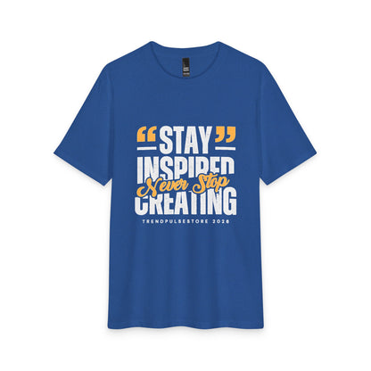 Never Stop Inspirational Quote T-Shirt — Motivational Graphic Tee