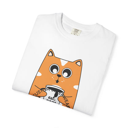 Sweet Dreams Cat T-Shirt — Cute Orange Kitty Graphic Tee (Est. 2021)