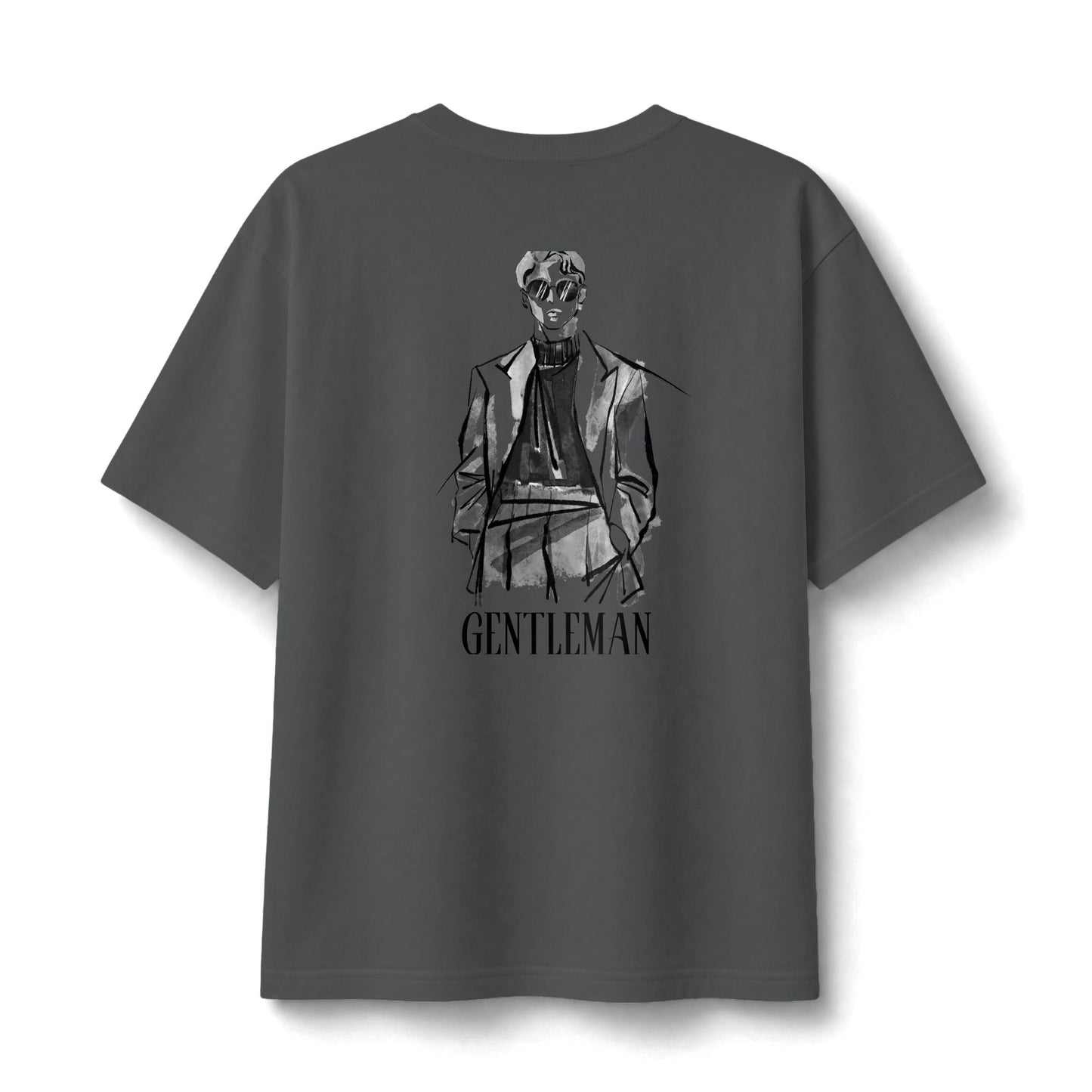 Graphic Tee — Small Chest Illustration ‘Stay Funky’ Vintage Portrait