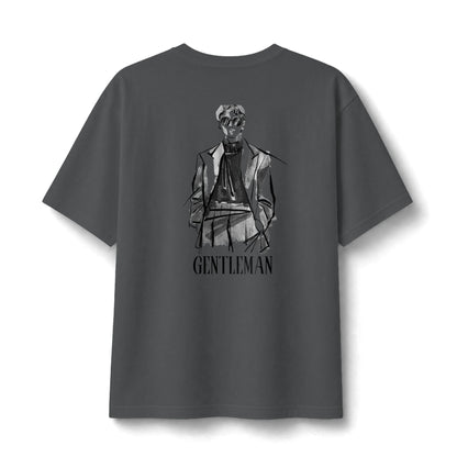 Graphic Tee — Small Chest Illustration ‘Stay Funky’ Vintage Portrait