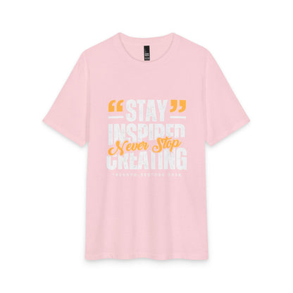 Never Stop Inspirational Quote T-Shirt — Motivational Graphic Tee