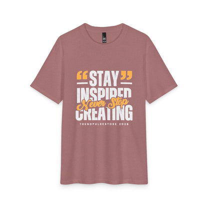 Never Stop Inspirational Quote T-Shirt — Motivational Graphic Tee