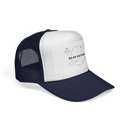 Dear Universe Trucker Hat — Cosmic Script Mesh Cap