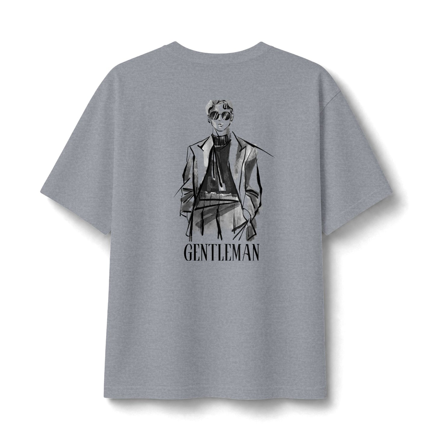 Graphic Tee — Small Chest Illustration ‘Stay Funky’ Vintage Portrait