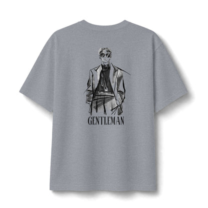 Graphic Tee — Small Chest Illustration ‘Stay Funky’ Vintage Portrait