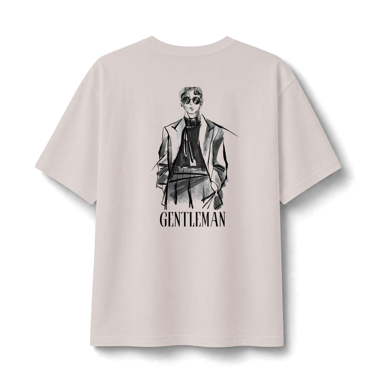 Graphic Tee — Small Chest Illustration ‘Stay Funky’ Vintage Portrait