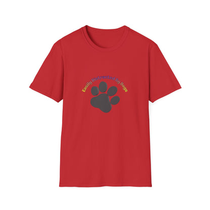 Dog Lover T‑Shirt — “Easily Distracted By Dogs” Paw Print Tee