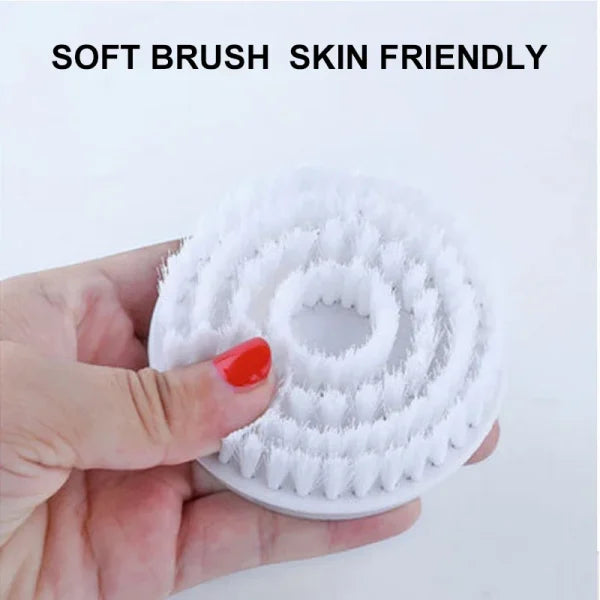Bathing Spinning Brush With Mesh Sponge Stone 5 Spa Attachment